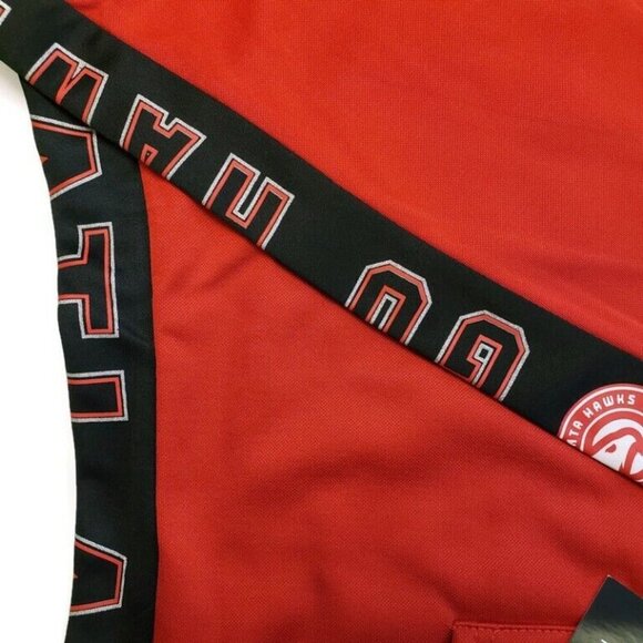 NBA Atlanta Hawks Hands High MVP Quarter Zip Pullover Womens Size 2XL Red - Picture 6 of 7